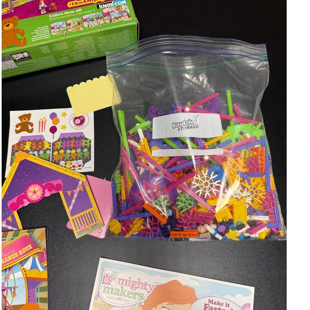 KNEX Mighty Makers Fun on the Ferris Wheel Building Set 43534 324pc Emily J11